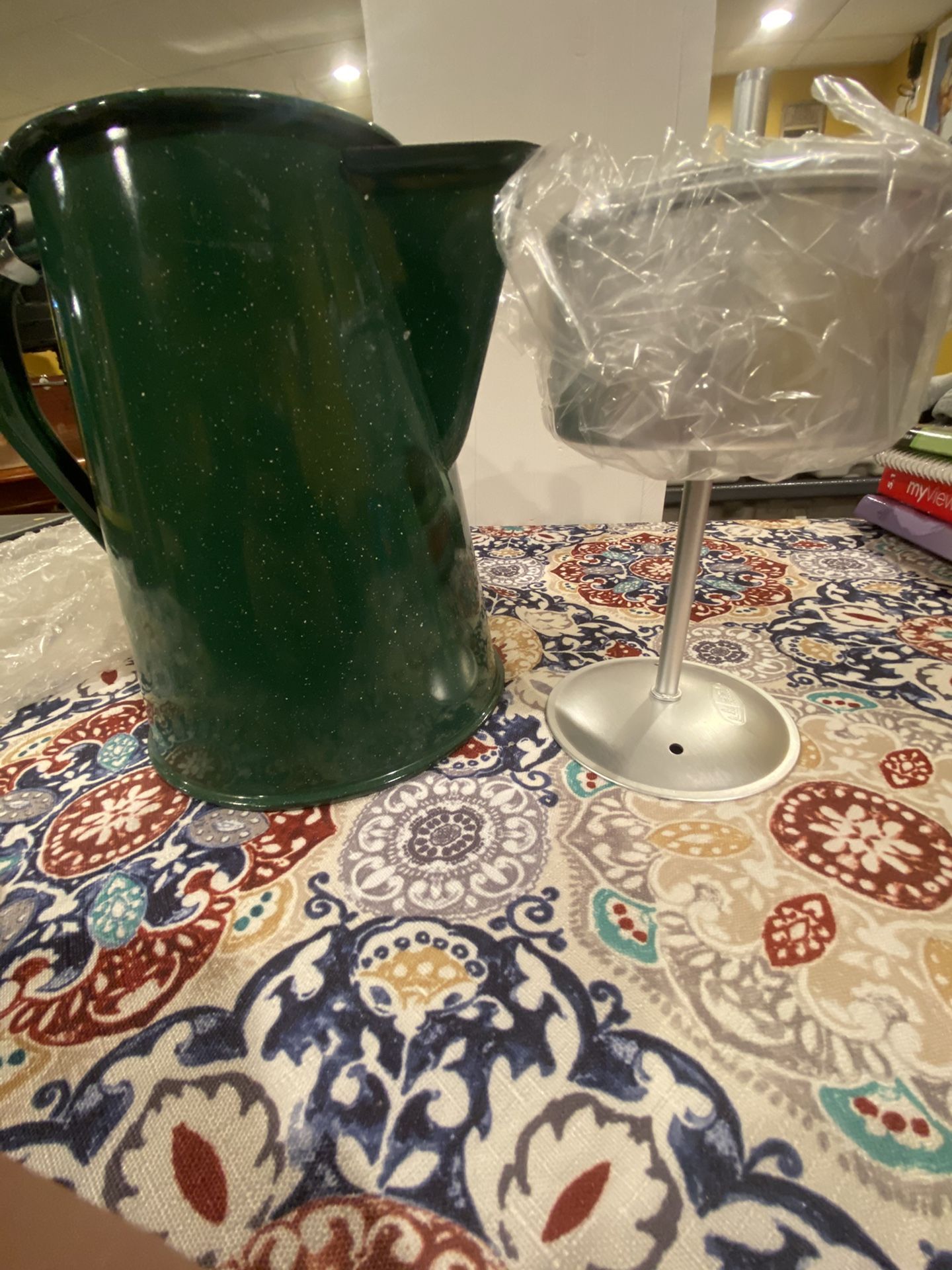 Enamel coffee pot