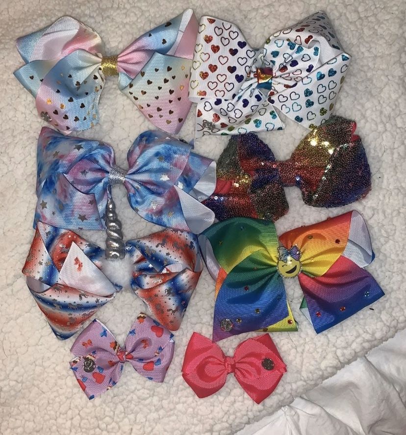 8 jojo siwa hair bows