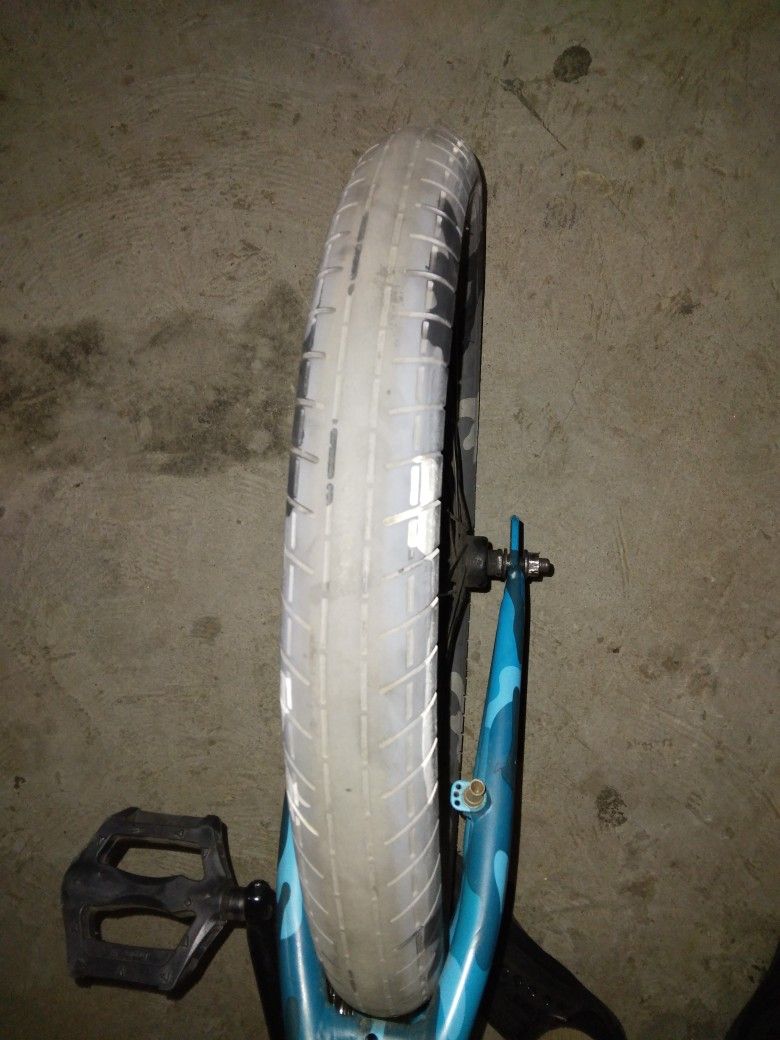Blue Camo BMX Bike