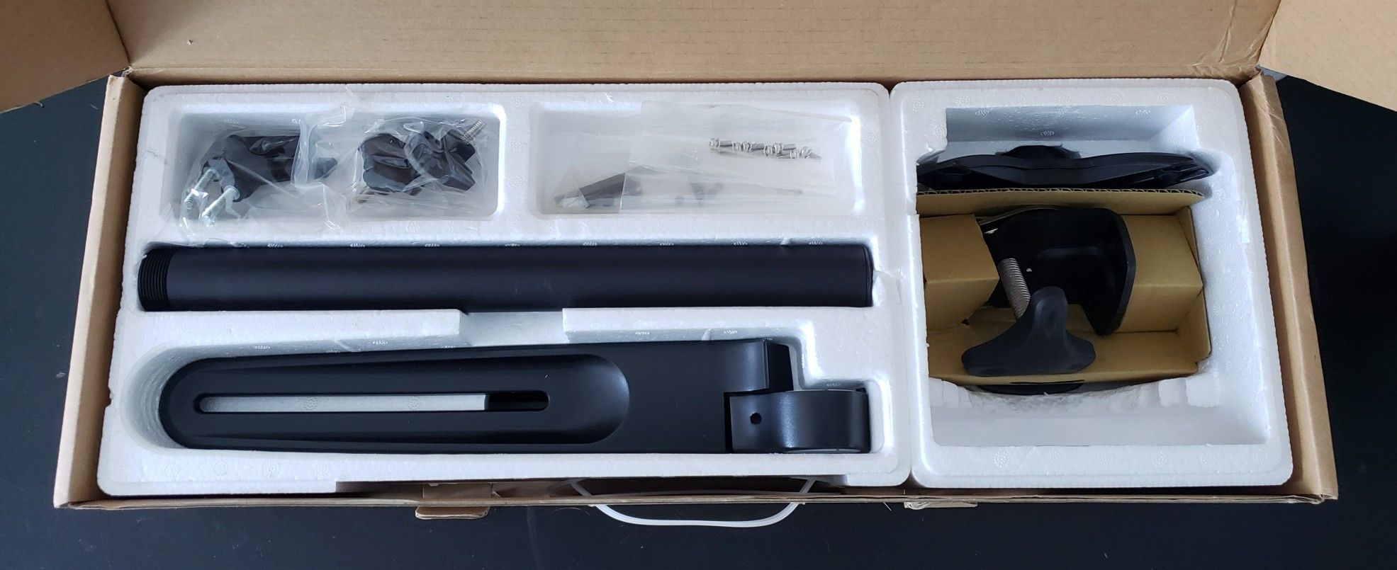 Brand New Dual Monitor Stands - Desk Clamp Base