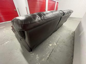 Sectional couch With Electric Recliner  Thumbnail