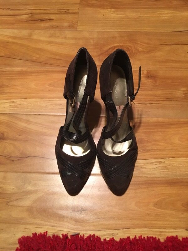 Nine West brown heels