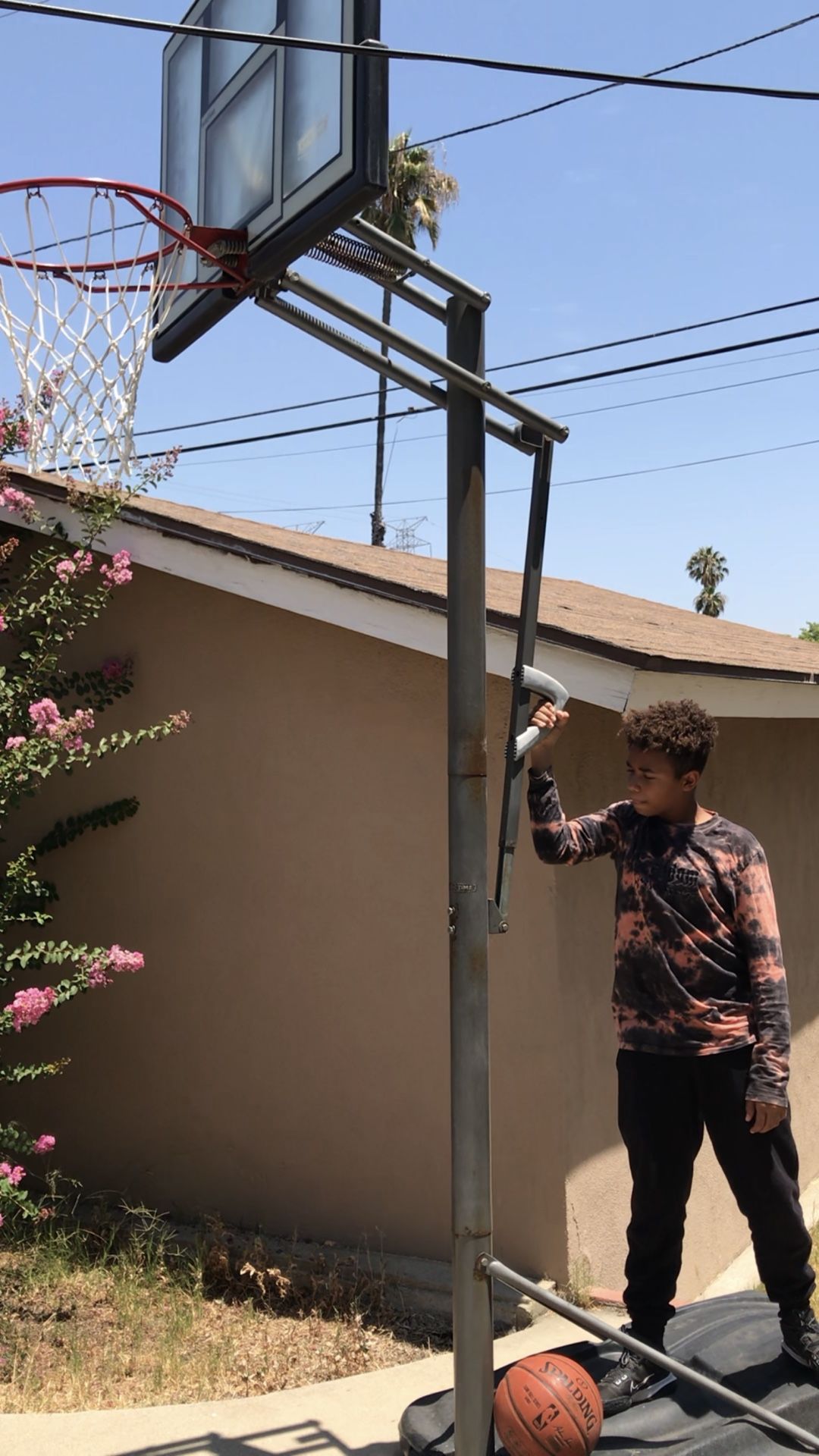 Basketball Goal/Hoop (sturdy & 10ft adjustable)