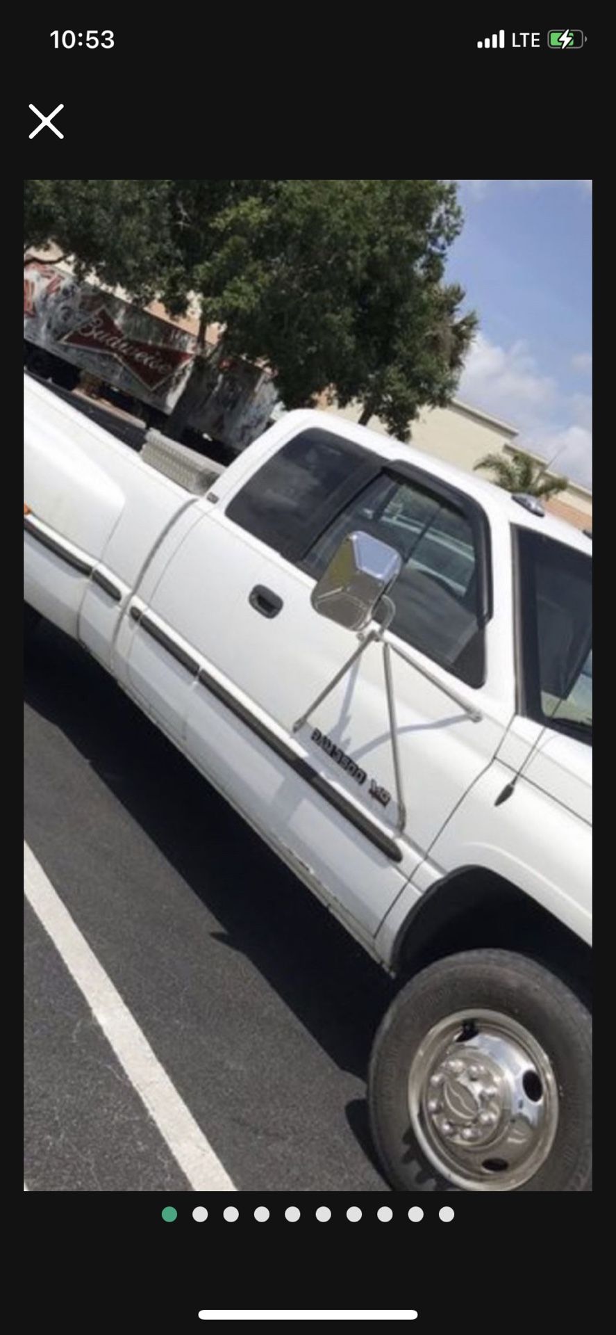 1999 Dodge Ram Dually Truck V10 7.0 L Gas No DEF or High Diesel Prices No ELD Hotshot LTL OTR 5th Wheel Gooseneck