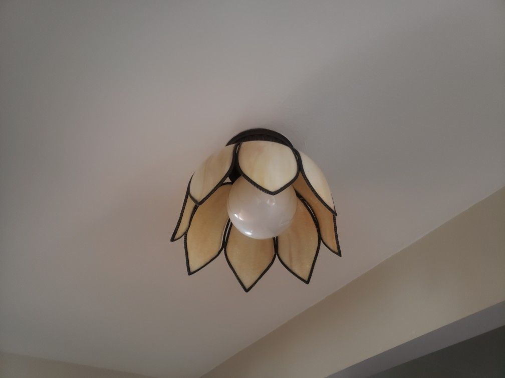 Vintage Tiffani Style Light Fixtures