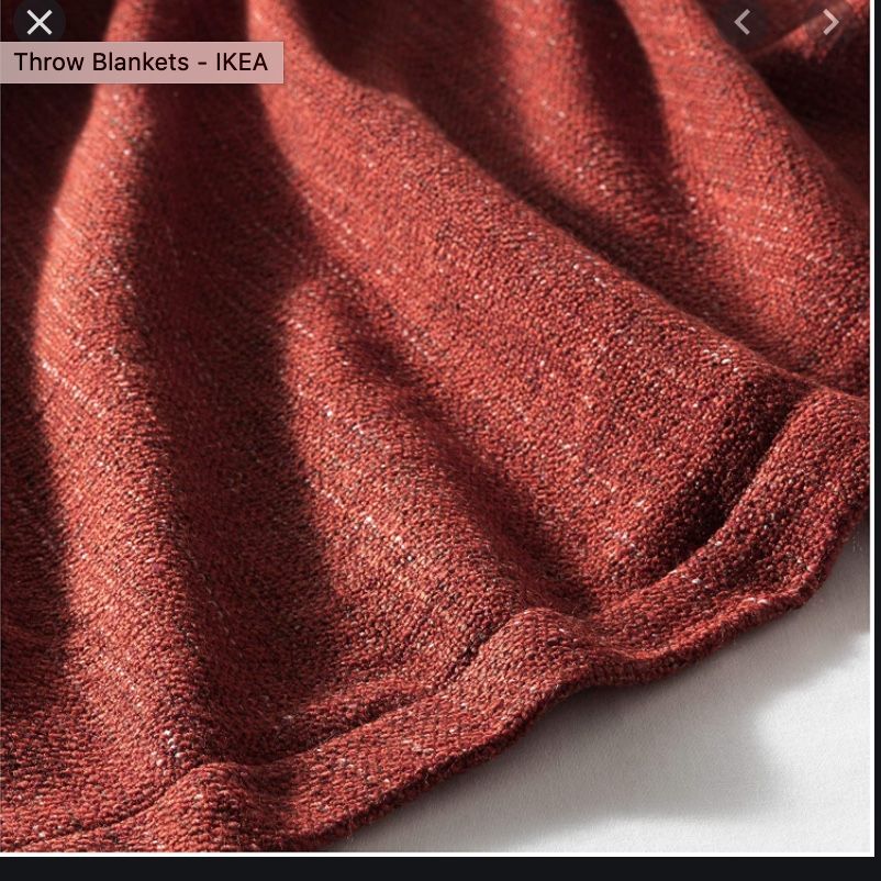 IKEA throw blanket 47 x 41