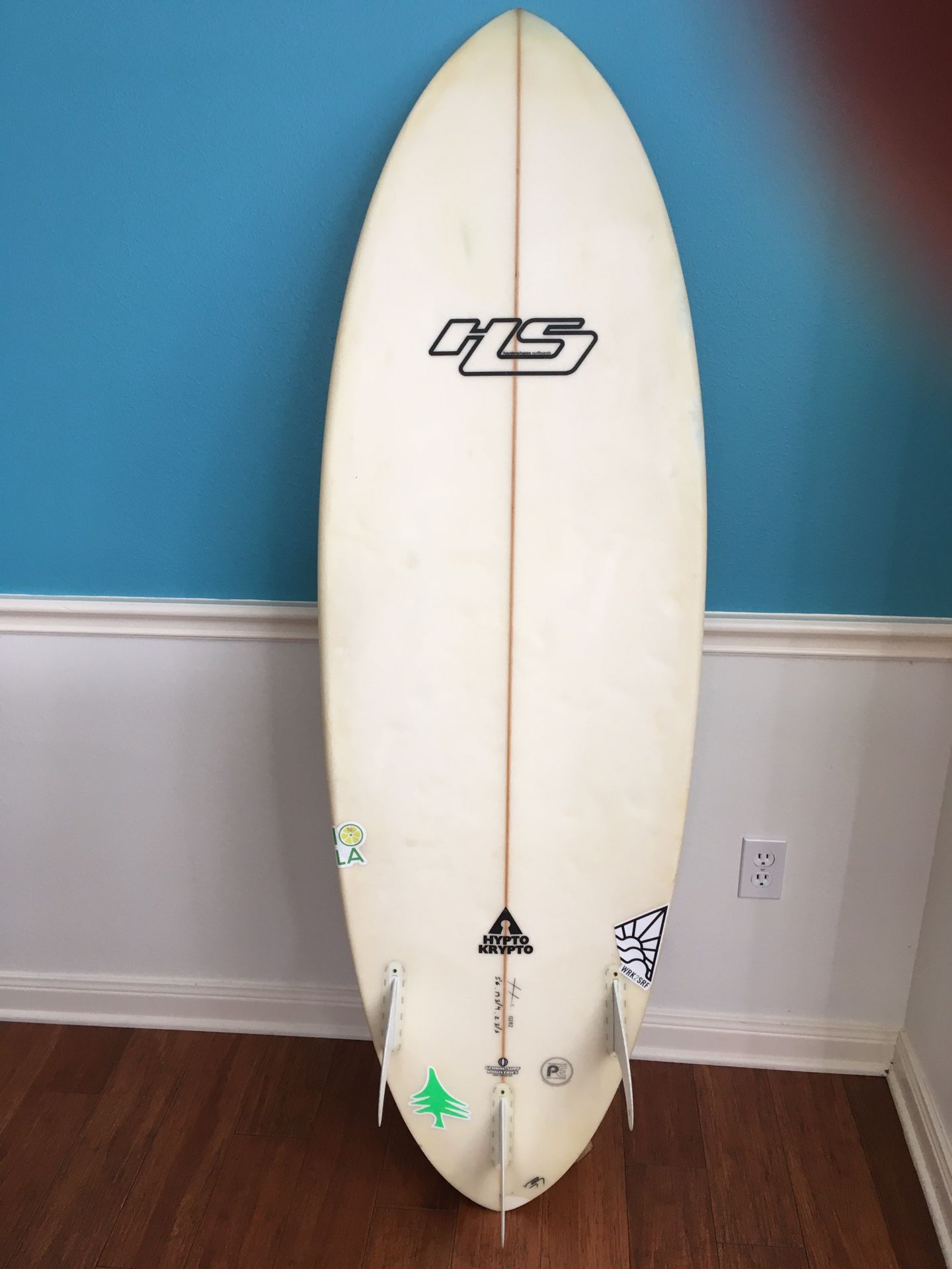5’6” Hayden Shapes Hypto Krypto surfboard.