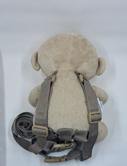 (REDUCED) CARTER'S "CHILD OF MINE" MONKEY GIRL W/ PINK BOW & POUCH ON HER TUMMY /HARNESS Thumbnail