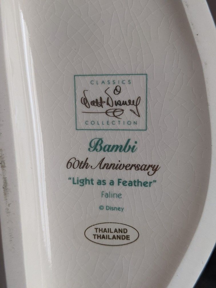 Walt Disney Classics Collection Bambi "Light As A Feather"