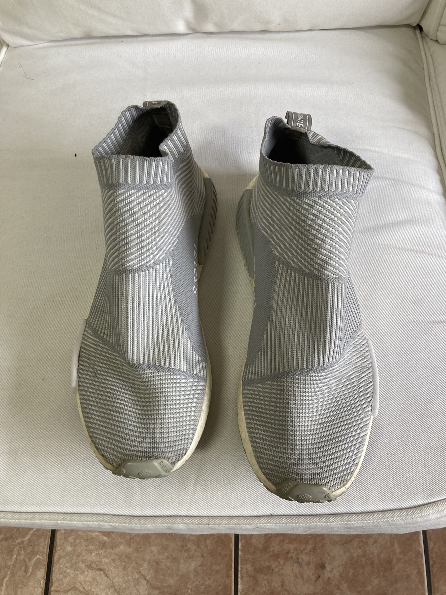 Adidas NMD CS1 Light Grey Size 14 Men City Sock Boost PK Prime knit