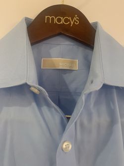 Michael Kors Blue Dress Shirt Thumbnail