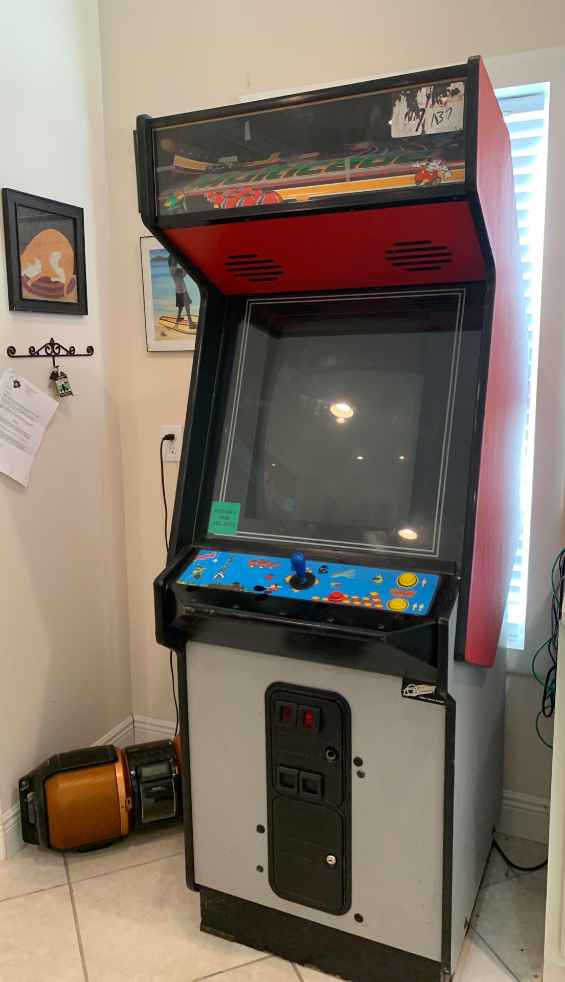 Multicade full size arcade machine
