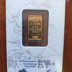 Gold Bullion For Sale $50 Per Gram In Tamper Proof Case  Thumbnail