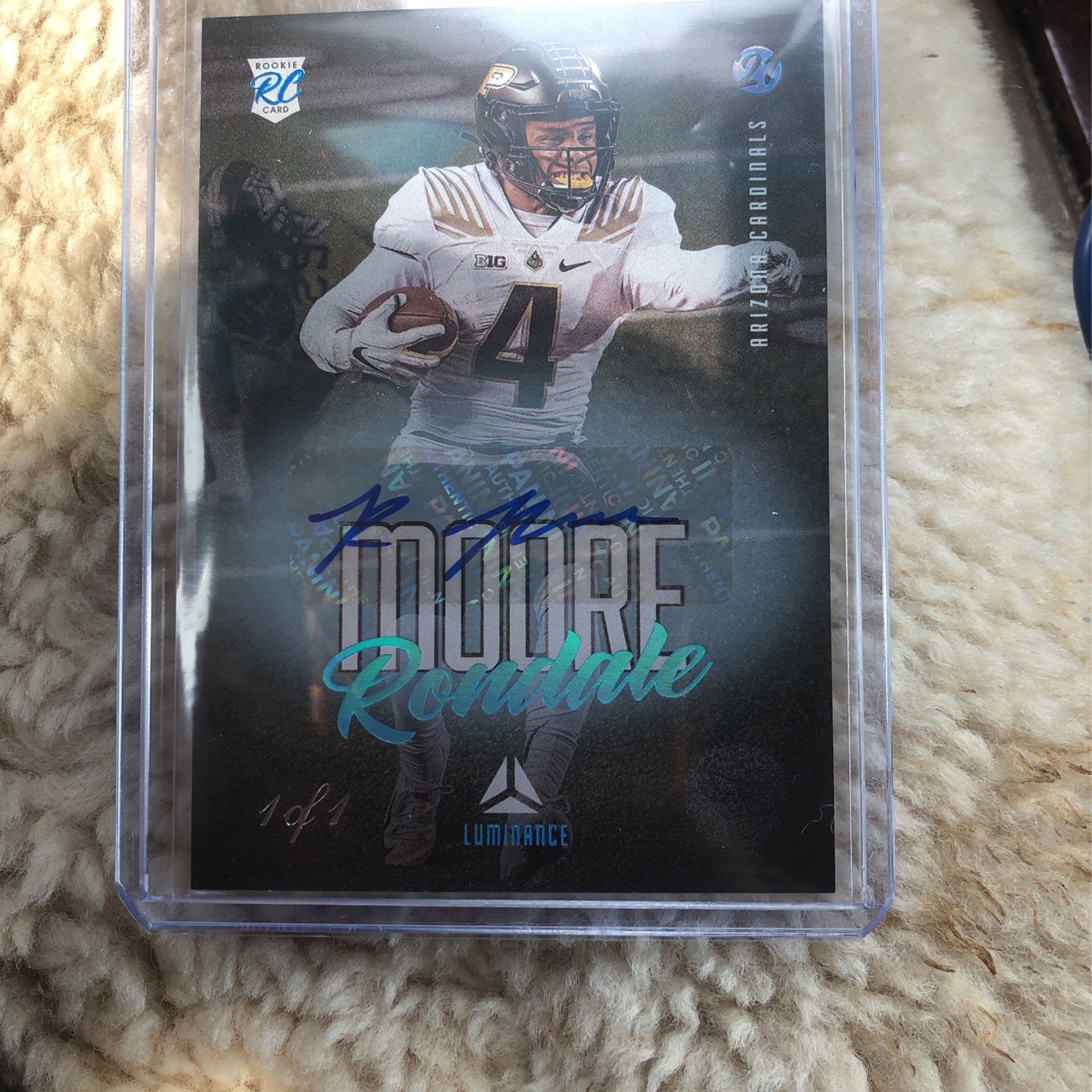 Rondale Moore 1/1 Auto