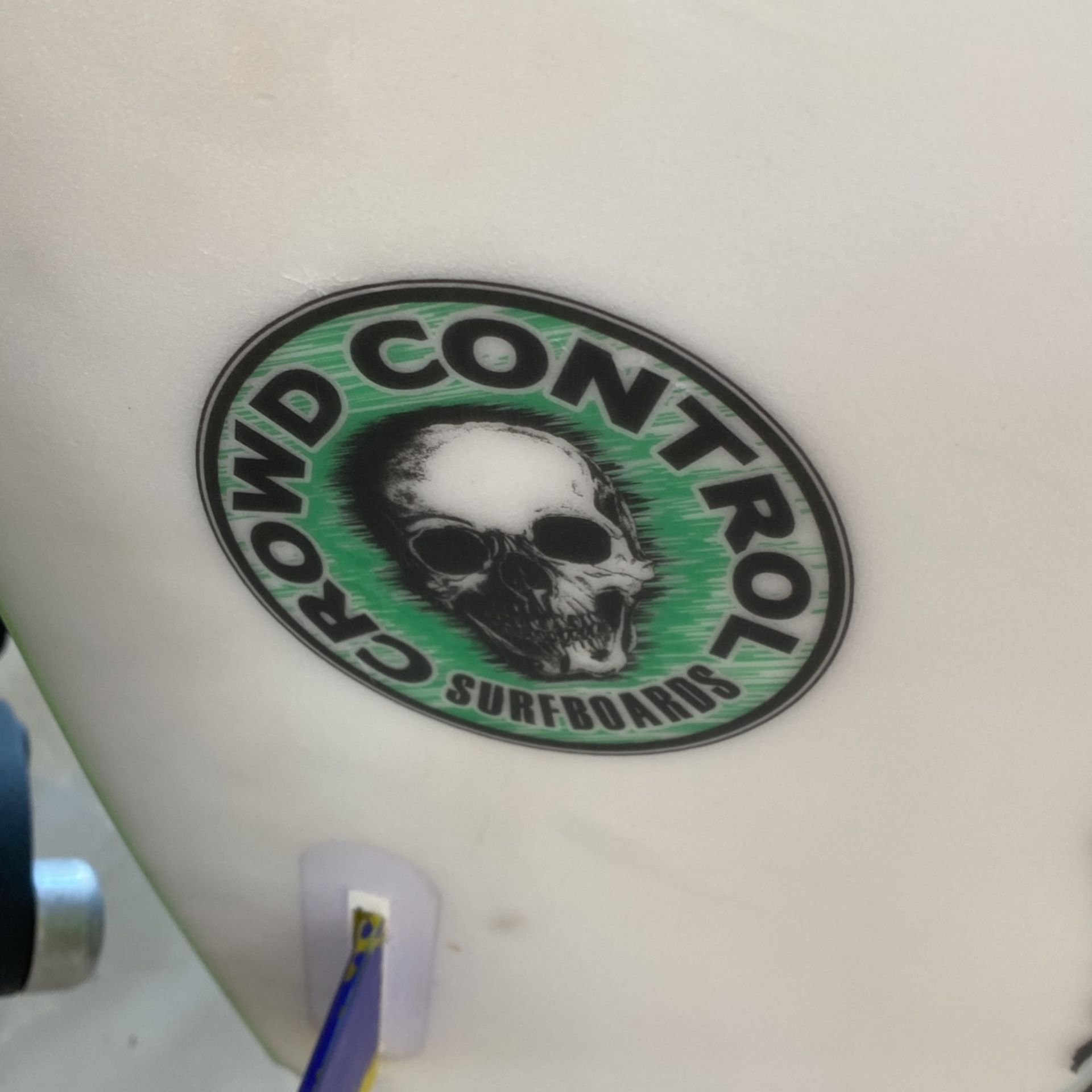 Custom Crowd Control Surfboard 6’0”x21” x 2.65 Fin TV1-DS