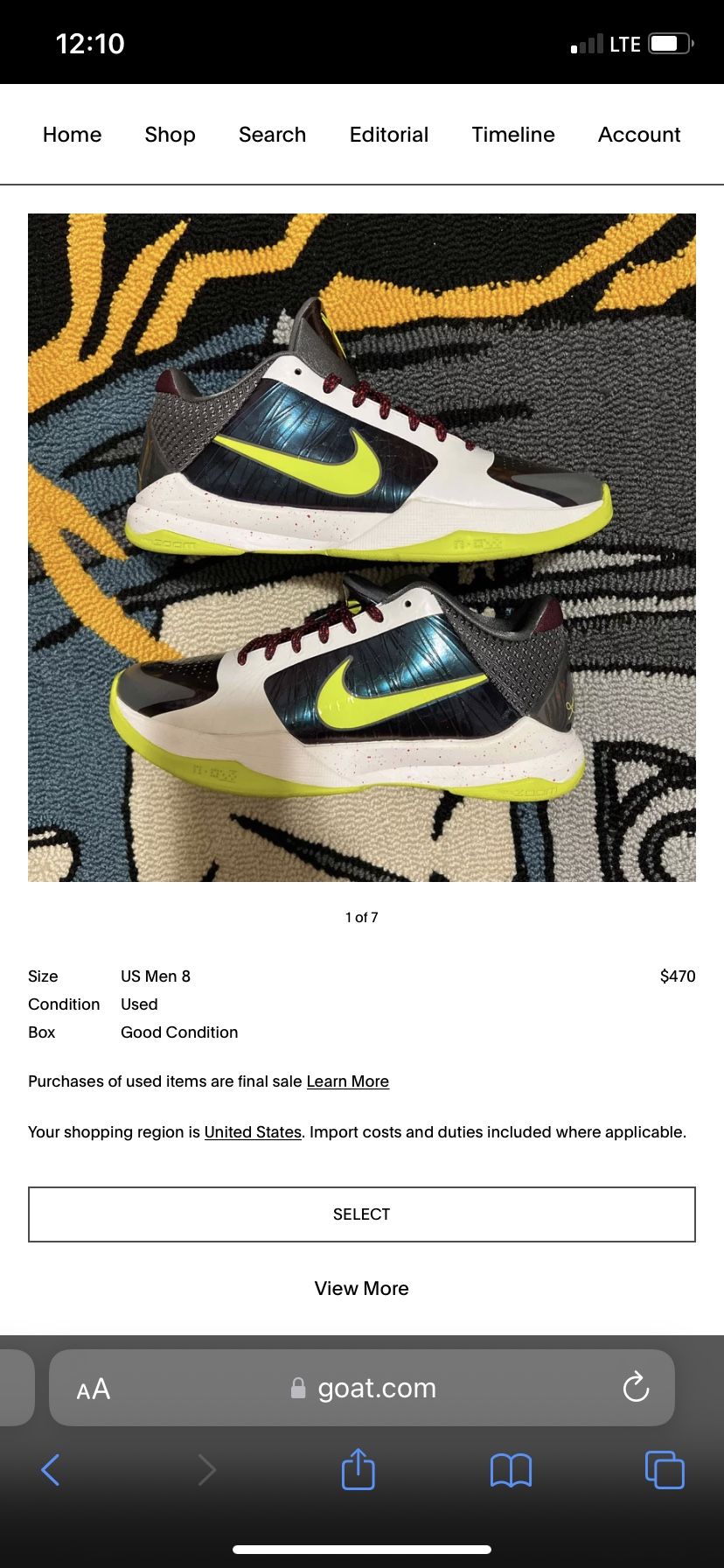 Kobe V Chaos Protro