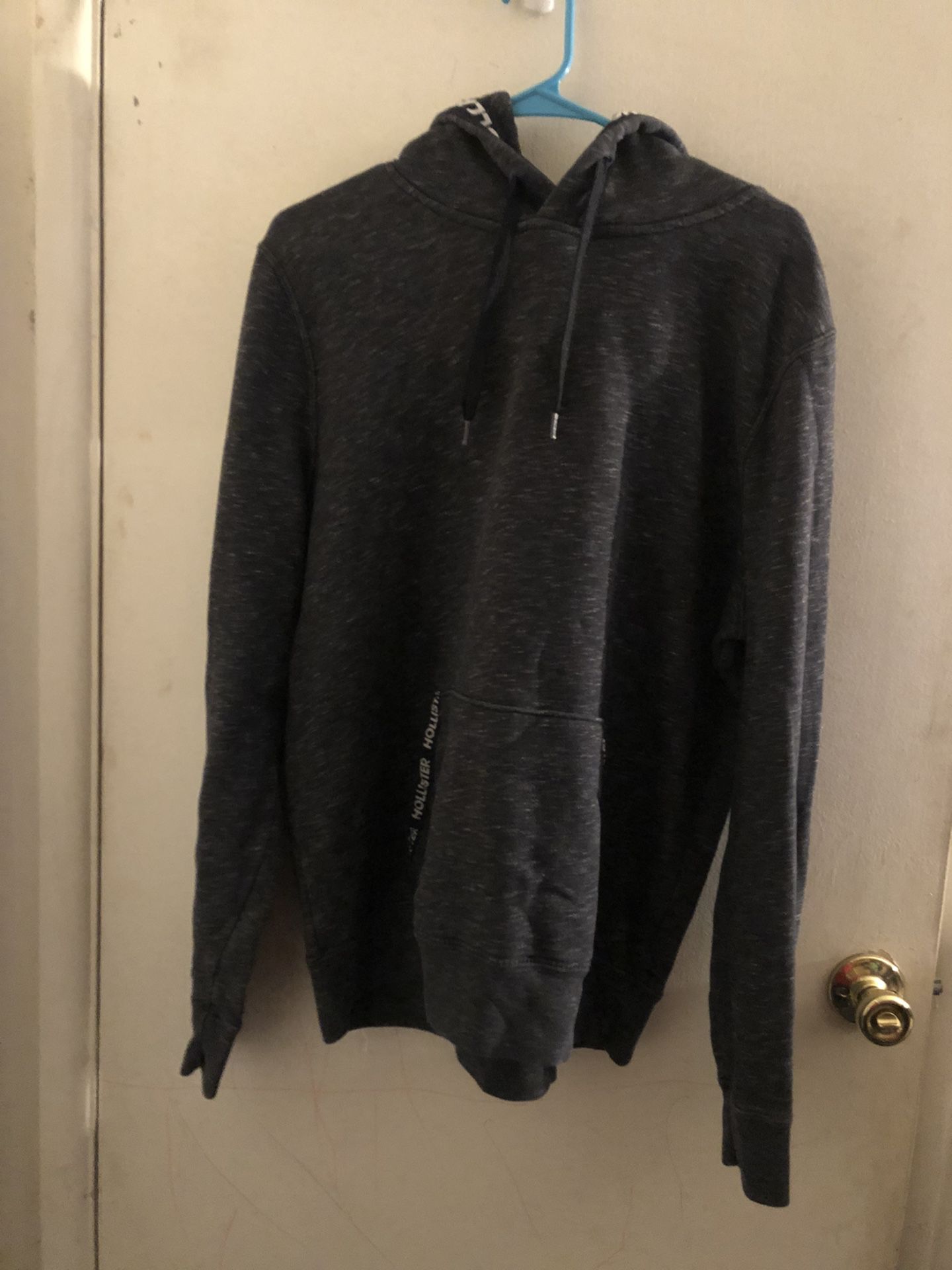 Hollister Grey Hoodie Pullover Sweater Sz XL