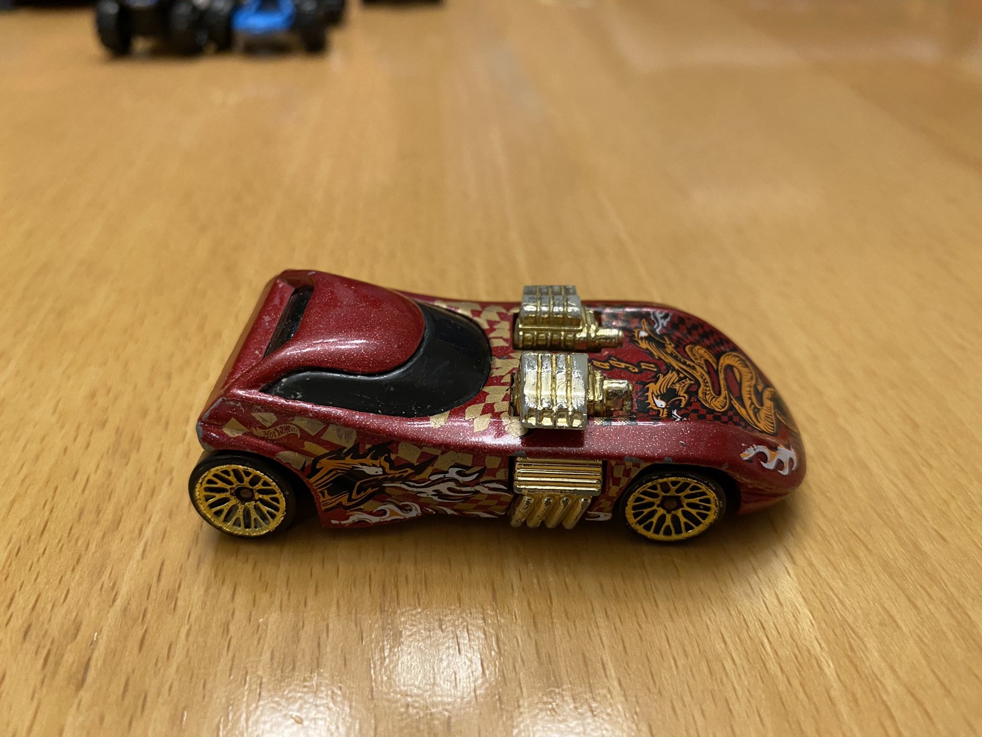 2001 Hot Wheels Extreme Sports Twin Mill II Dark Red Die Cast Toy Car Vehicle 1993