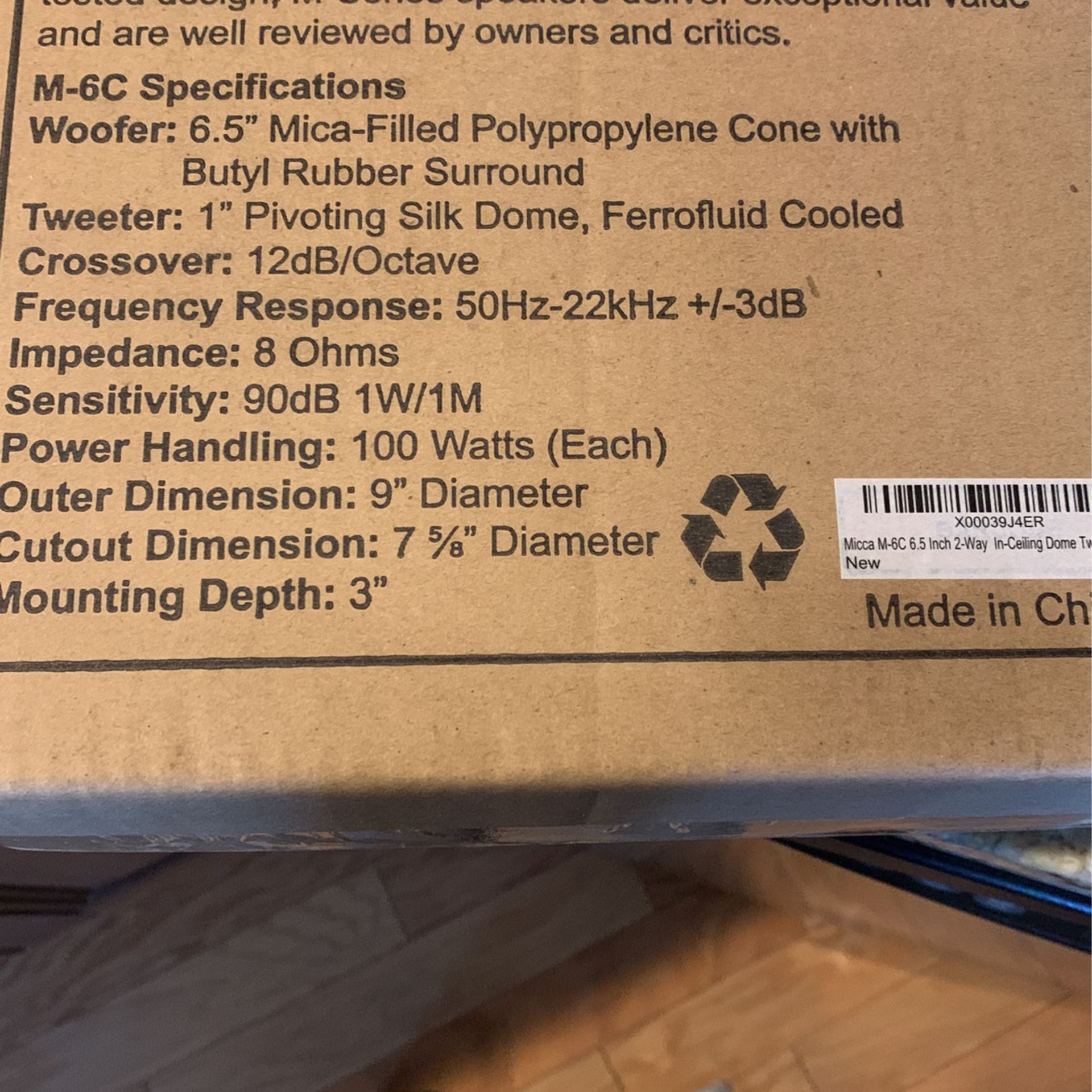 BRAND NEW !! HOME THEATER 6.5 100W EA SPEAKERS I HAVE (3) PRICE IS FOR ALL 3