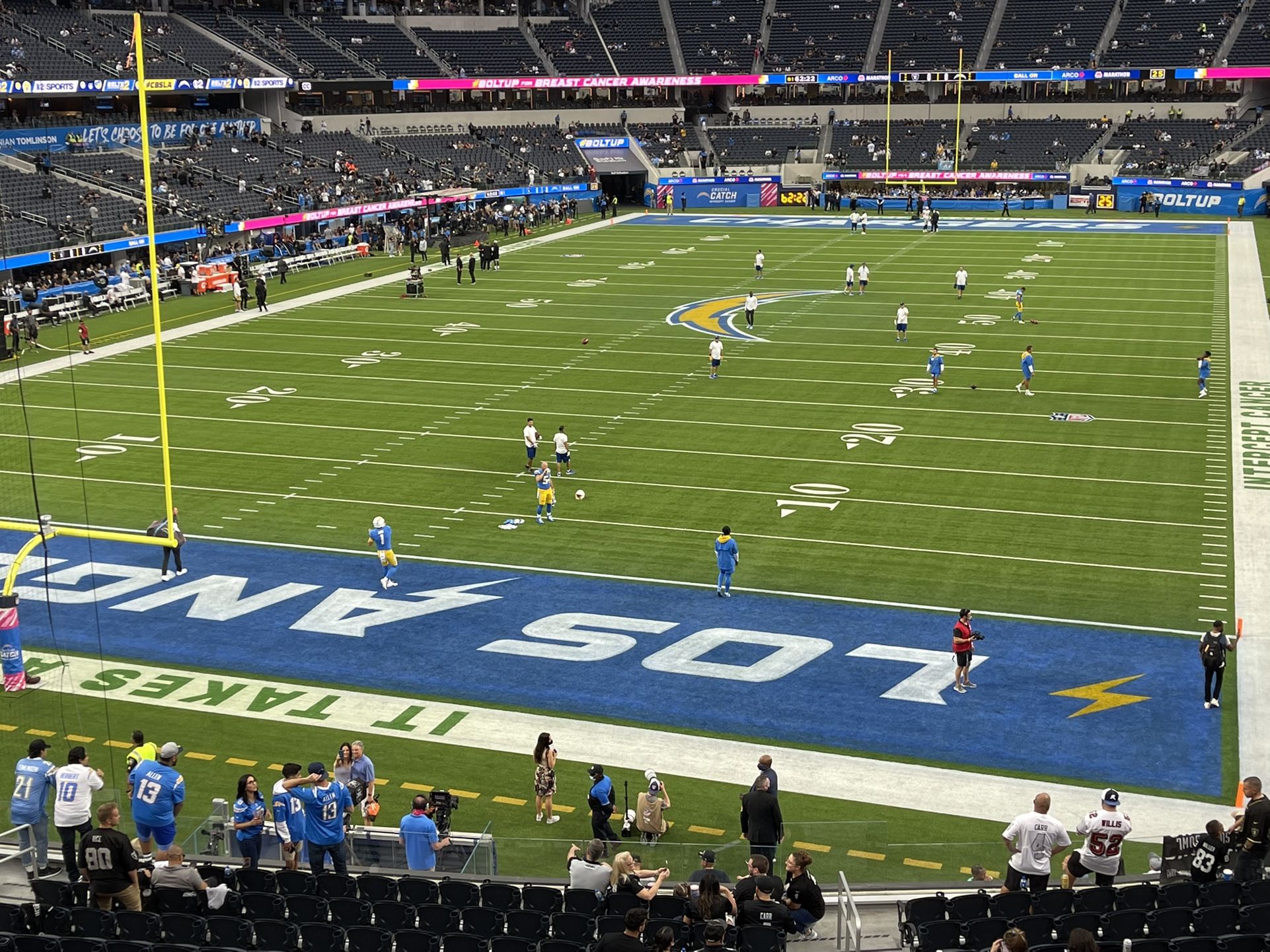 Chargers Versus Patriots FIRST ROW!!