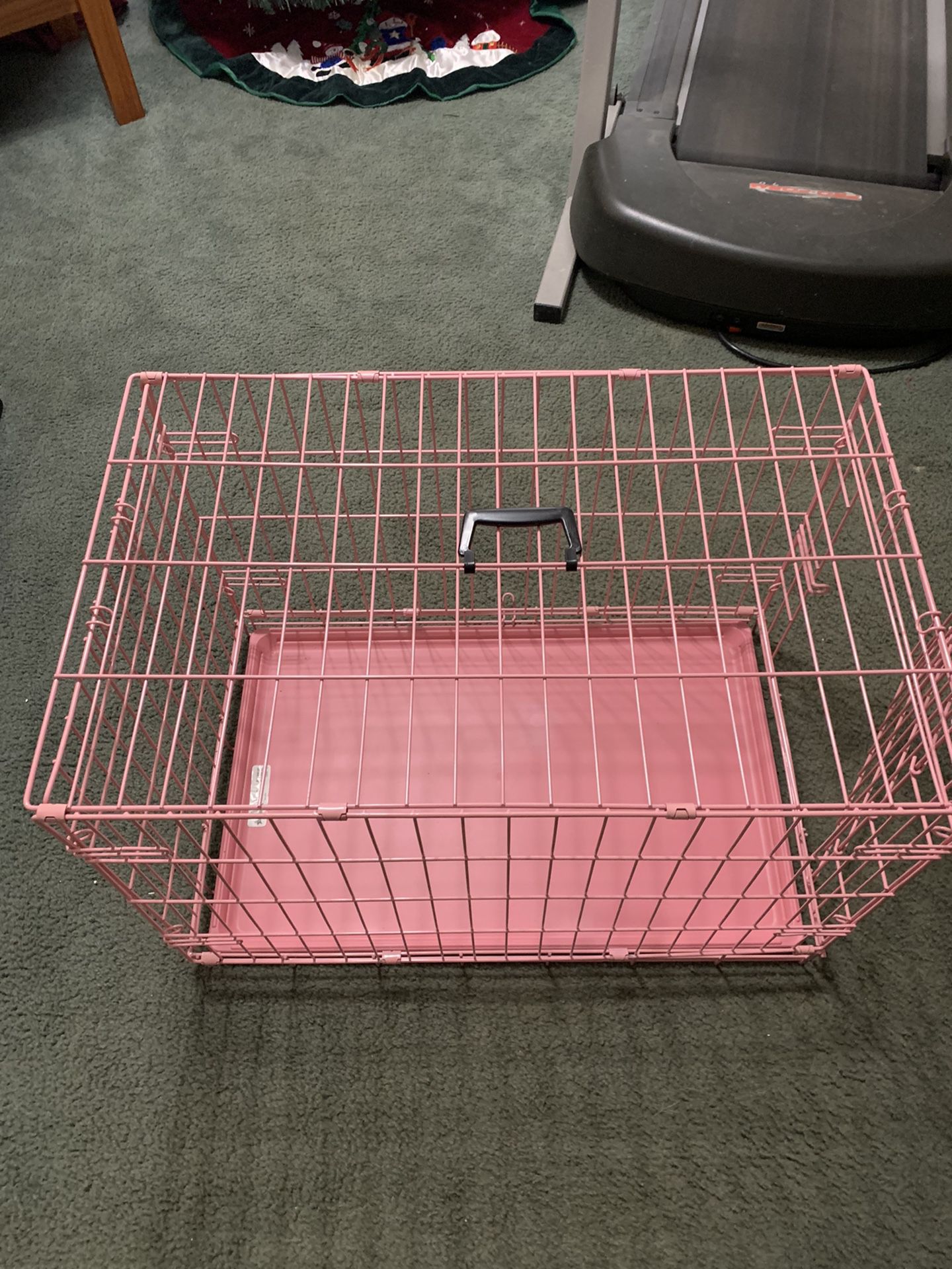 Great Choice Pink Fold And Carry Dog Crate