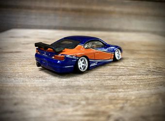 CUSTOM 1:64 Nissan Sylvia S15 “Mona Lisa” - Hot Wheels x Fast and Furious (Lowered+camber with upgraded premium 6-spoke white wheels with chrome lip) Thumbnail