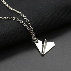 "Fashion Paper Airplane Alloy Necklace for Women, IN046
 
  Thumbnail