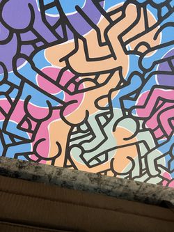 NEW Keith Haring On Canvas Thumbnail