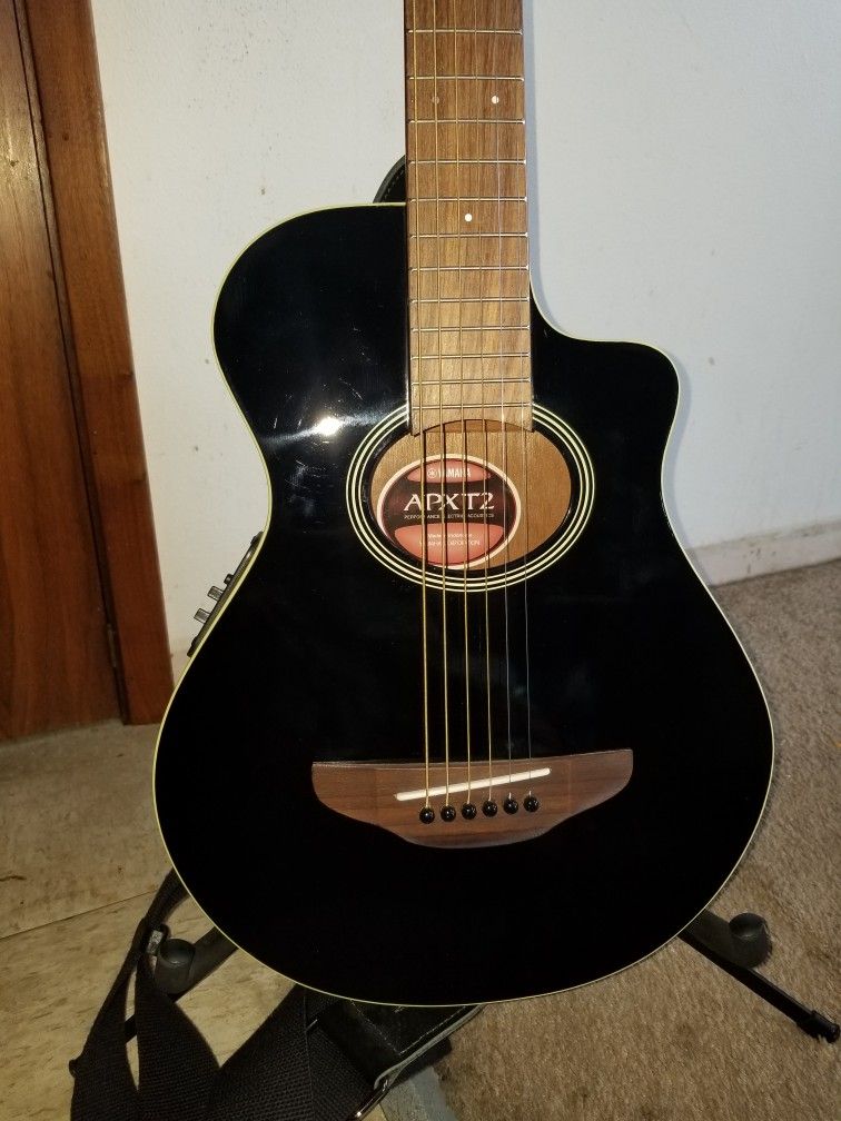 Yamaha Apxt2 34 Thinline Acoustic Electric Cutaway Guitar For Sale In