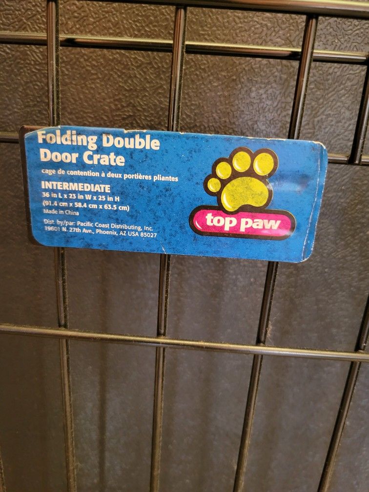 50 Top Paw Double Door Dog Crate for Sale in Olympia, WA OfferUp