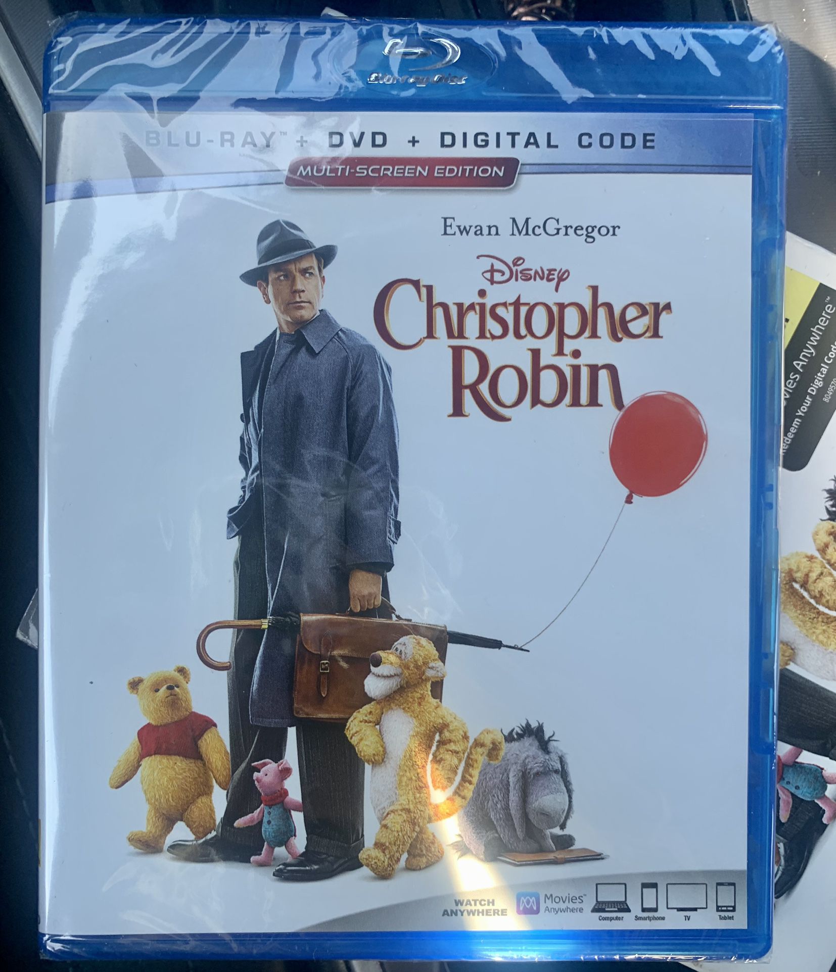 Pair Of DVD/Blu Ray Movies Christopher Robin & frozen