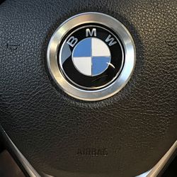 🌐 Genuine BMW F30 3 Series (2017) Steering Wheel (Used)  This is a GENUINE BMW Leather F30 Steering Wheel which came from a 2017 330i Sedan. It is bl Thumbnail
