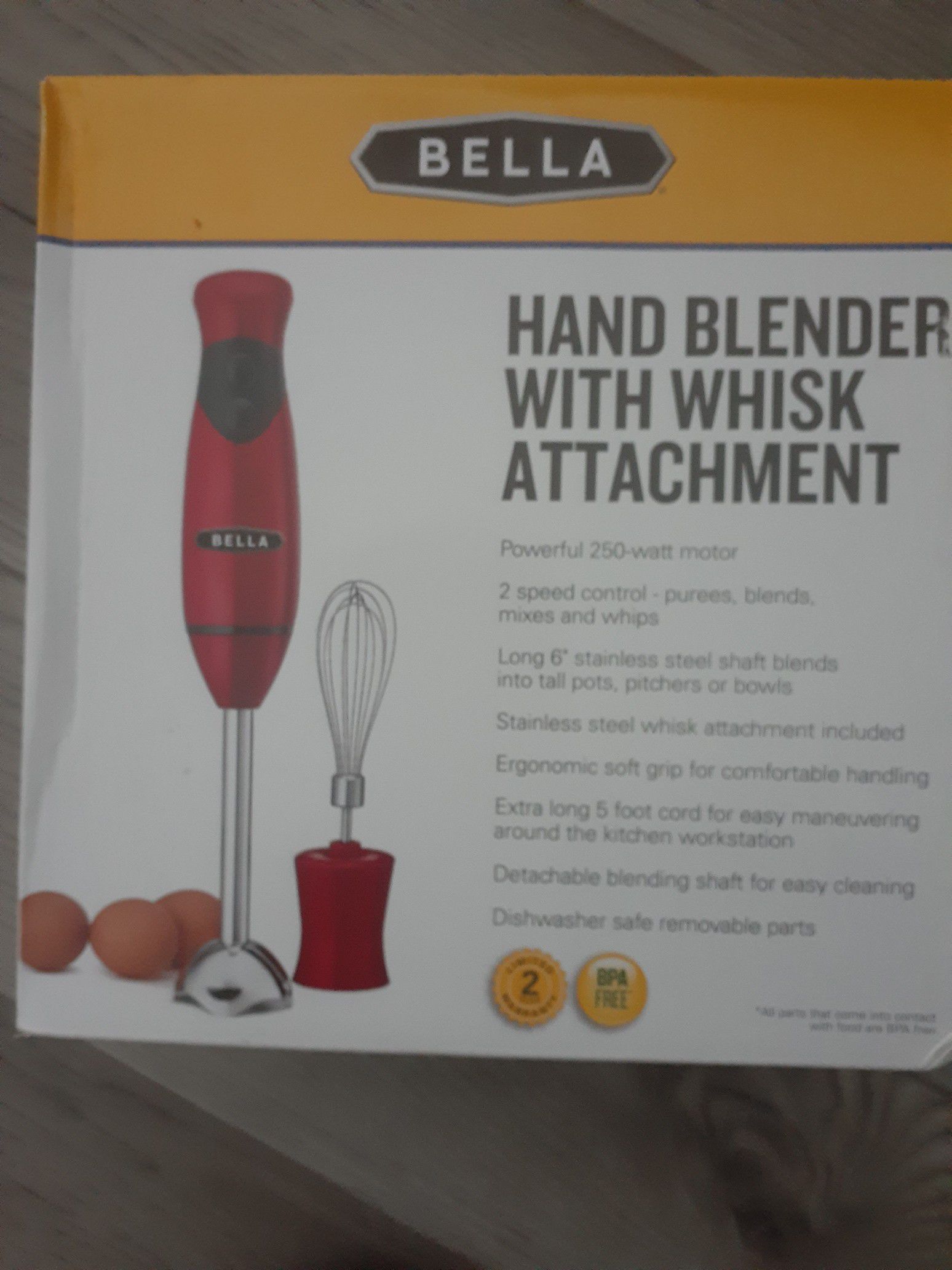 Blender with whisk attachment