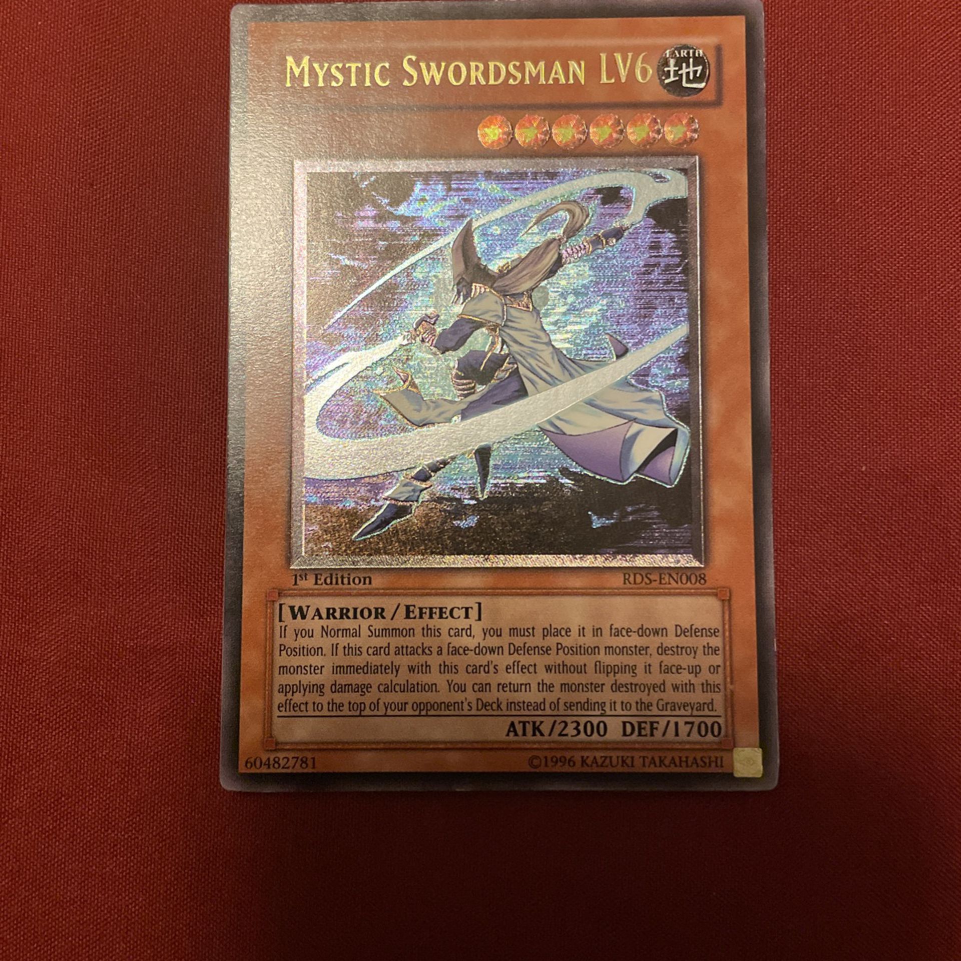 You-Gi-Oh Mystic Swordsman LV6 