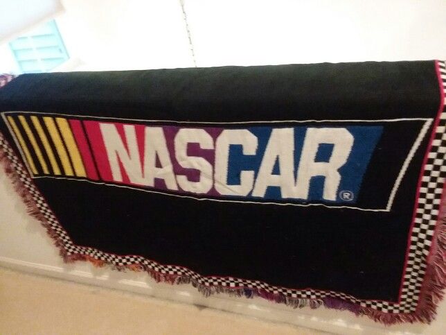 NASCAR Acrylic Throw Blanket 56" X 44"