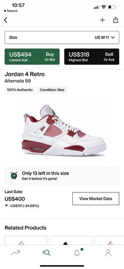 Jordan 4s Retro Thumbnail