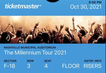 MILLENNIUM TOUR 2021 Tickets For Nashville  Thumbnail