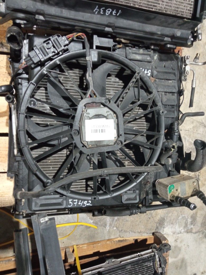 Radiator, Condenser And Fan For 2004 BMW X5 Stock 57492
