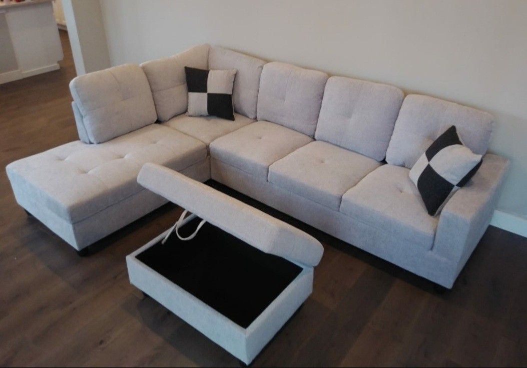Sectional And Ottoman