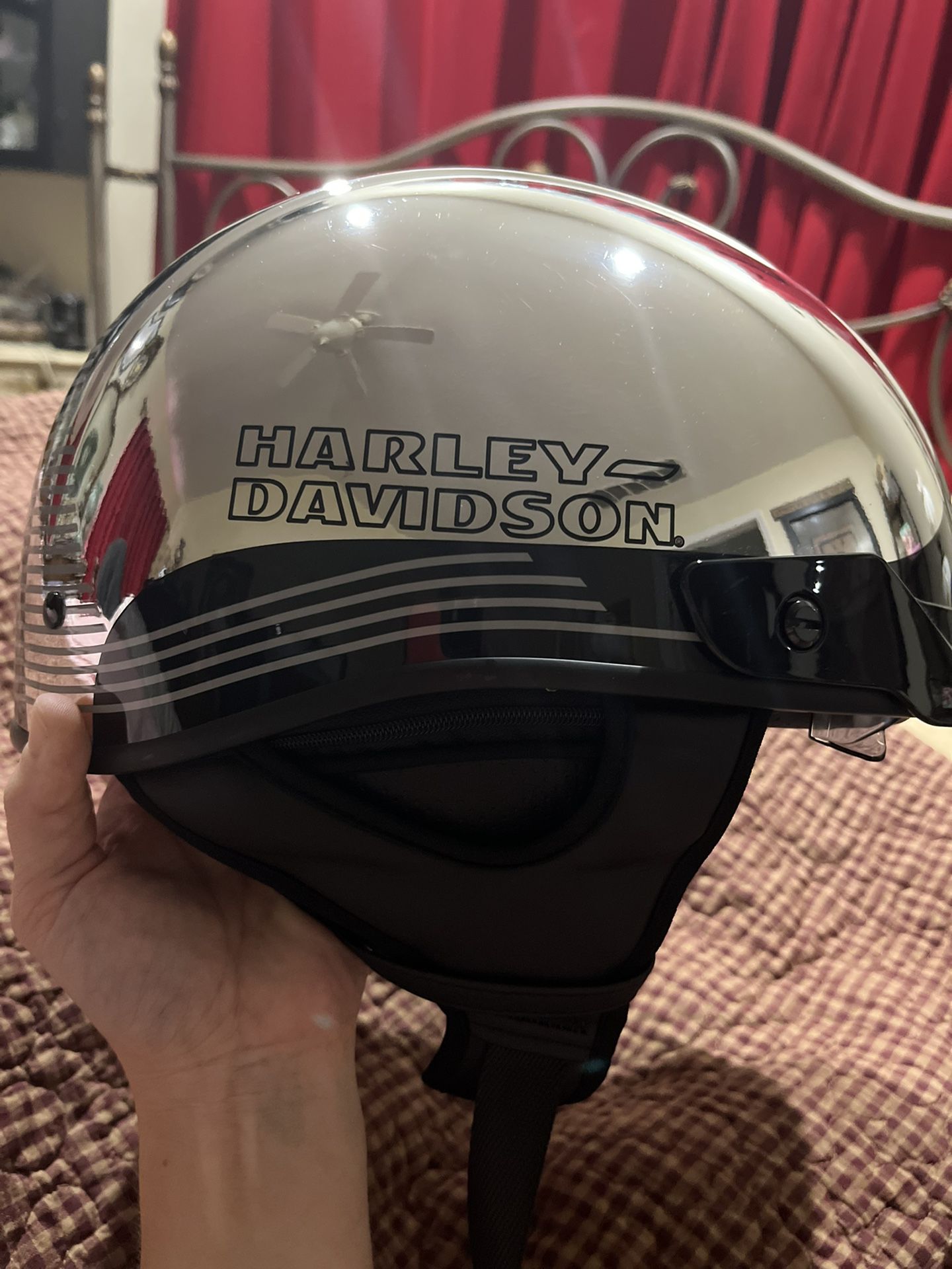 2022 Harley Davidson Big Twin Ultra-Light Sun Shield J03 Half Helmet