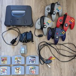 Nintendo N64 System Controllers Games Console Rumble Pack Thumbnail