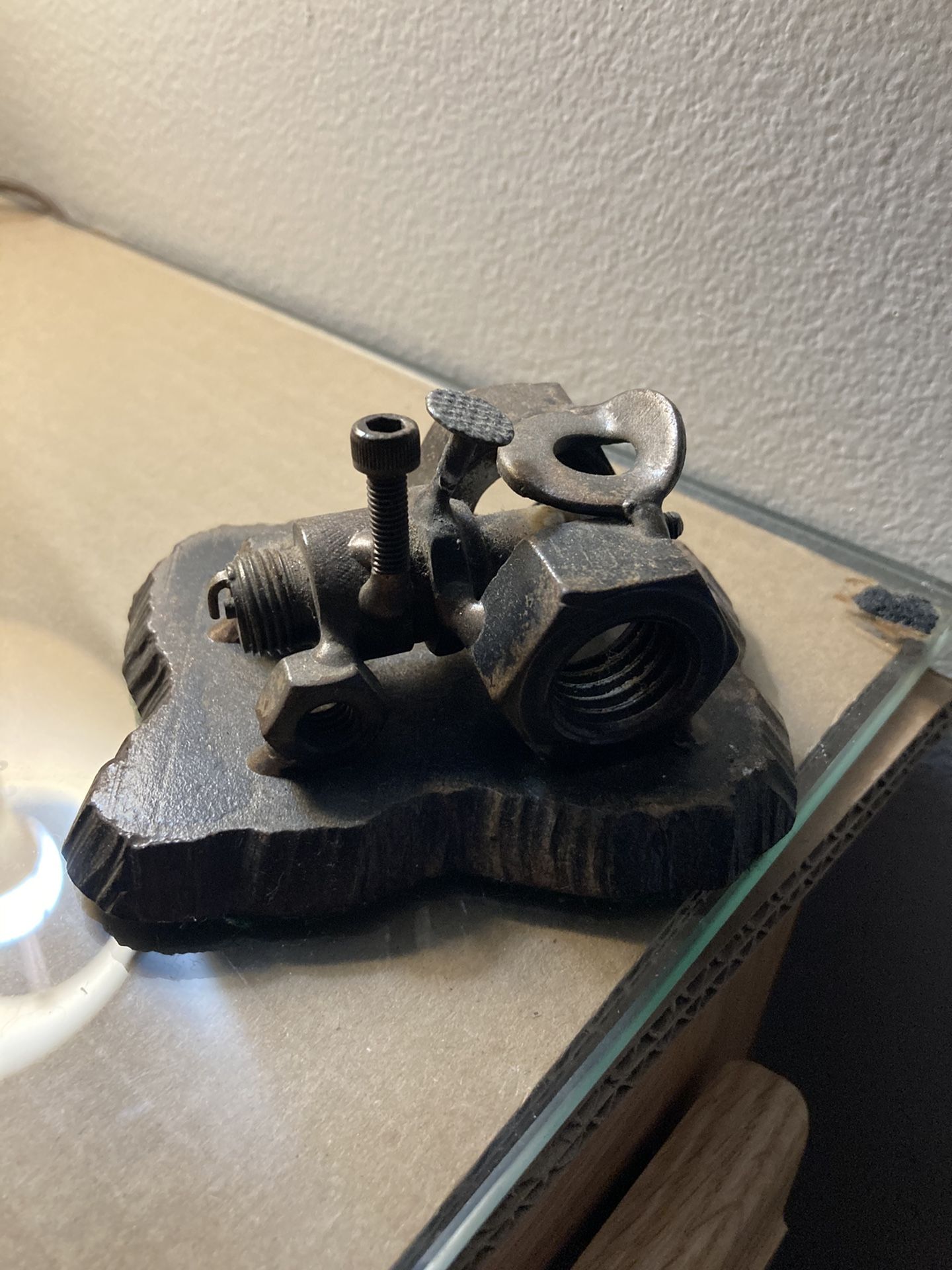 Tractor made with Spark plug