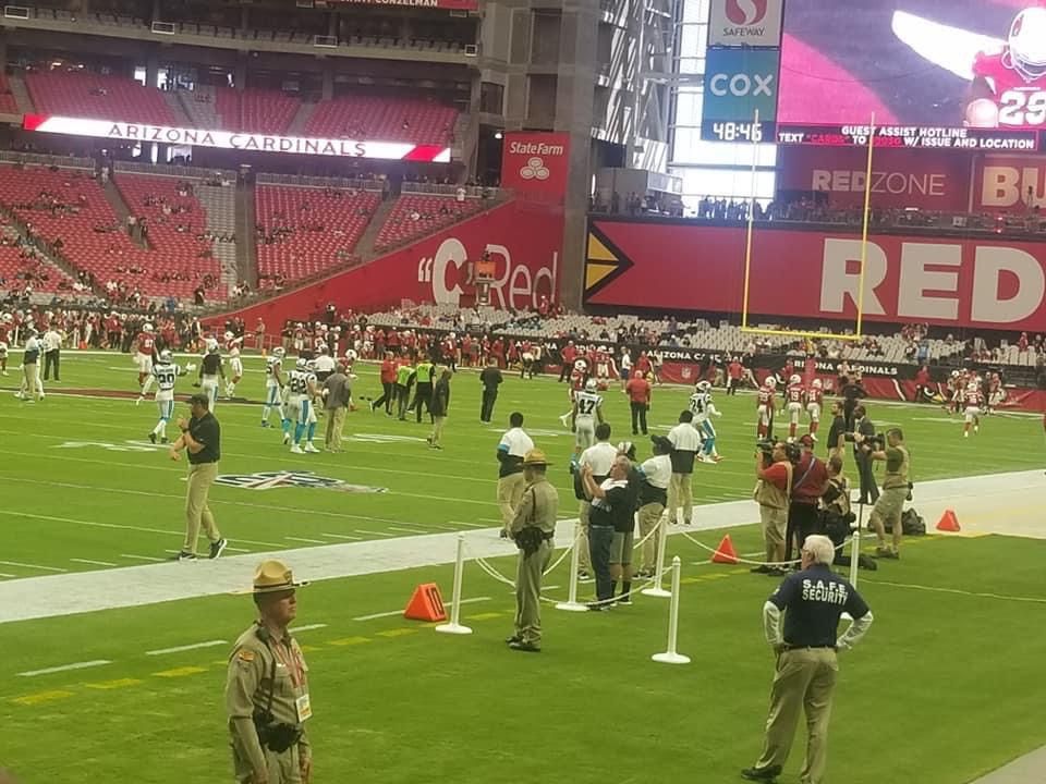 Cardinals VS Texans 4th Row (lower level) Tickets