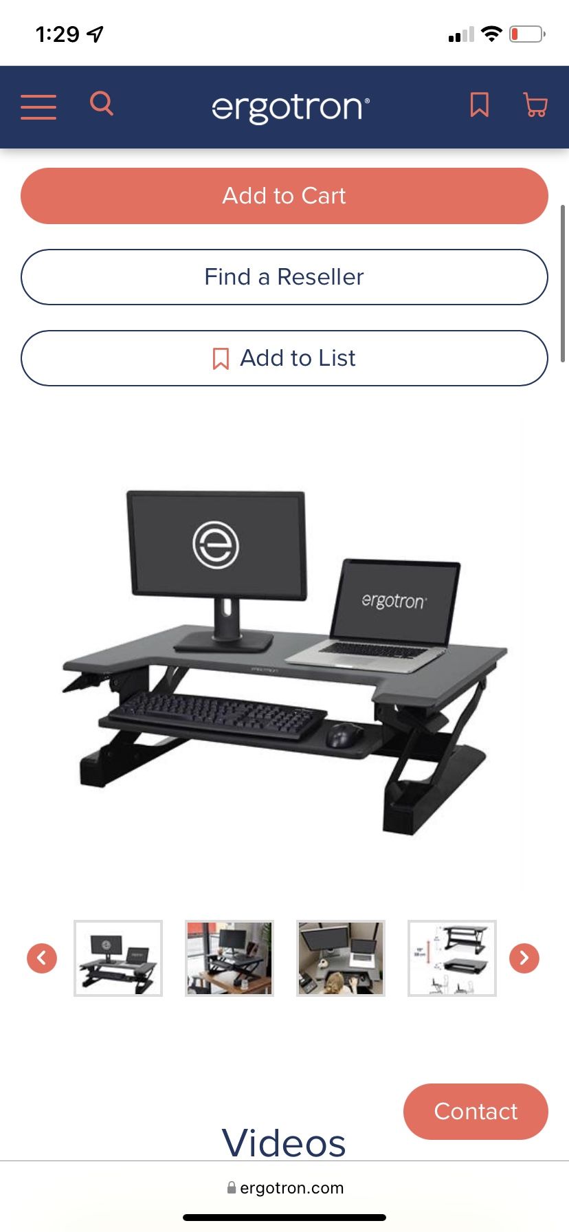 Standing Desk Converter