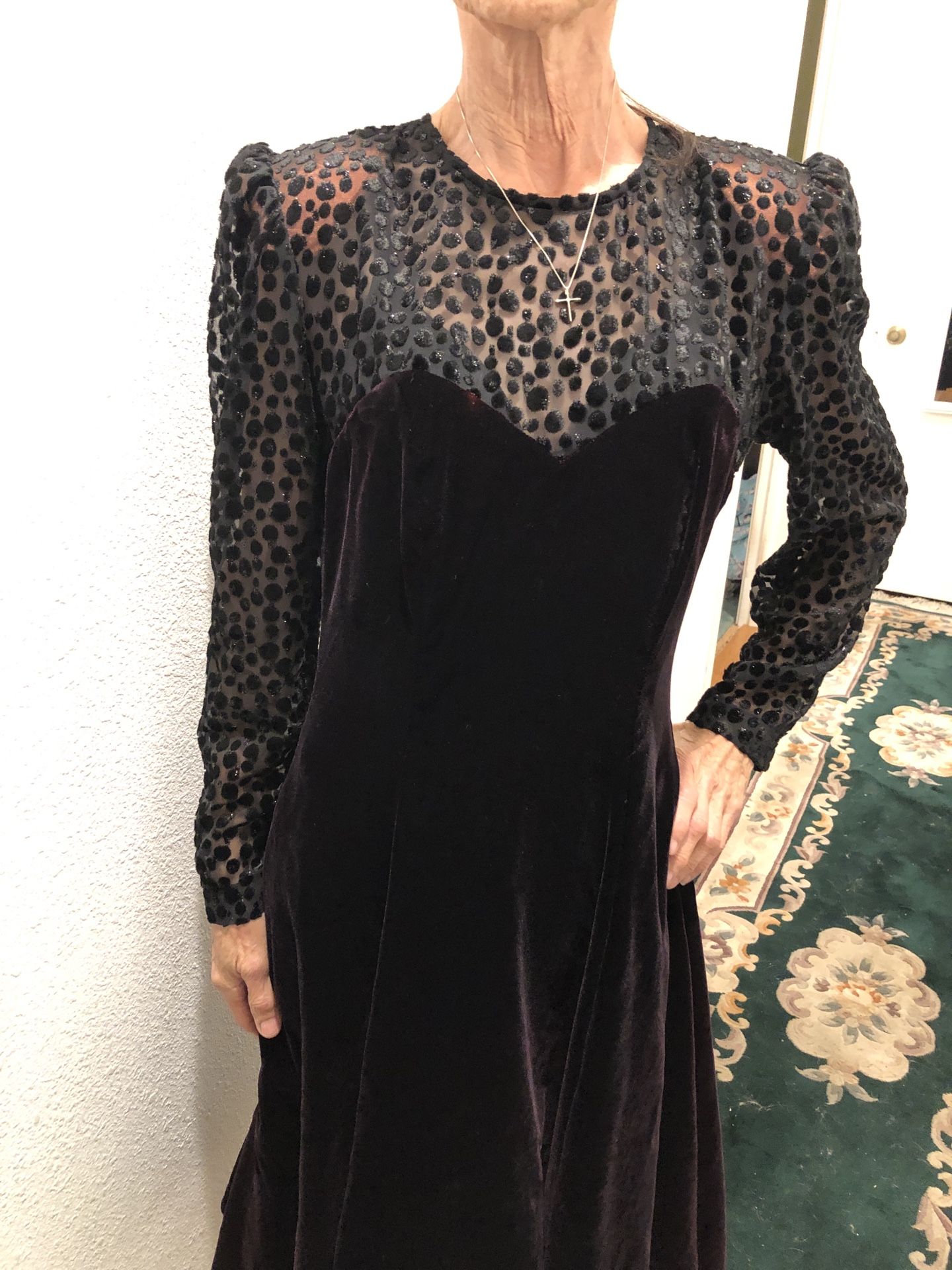 Velvet Black Dress
