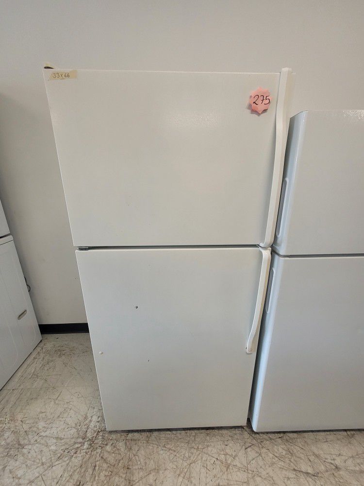 Whirlpool  Top Freezer Refrigerator Used Good Condition With 90day's Warranty 