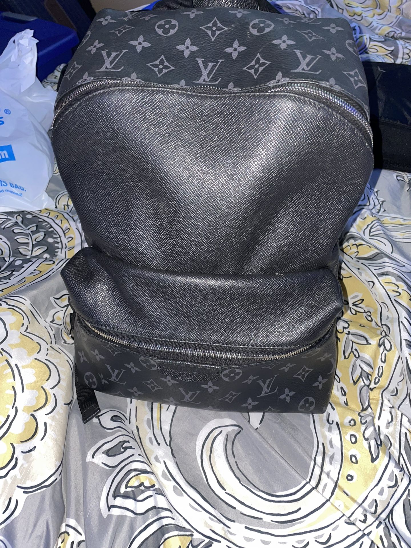All Black Louis Vuitton Backpack