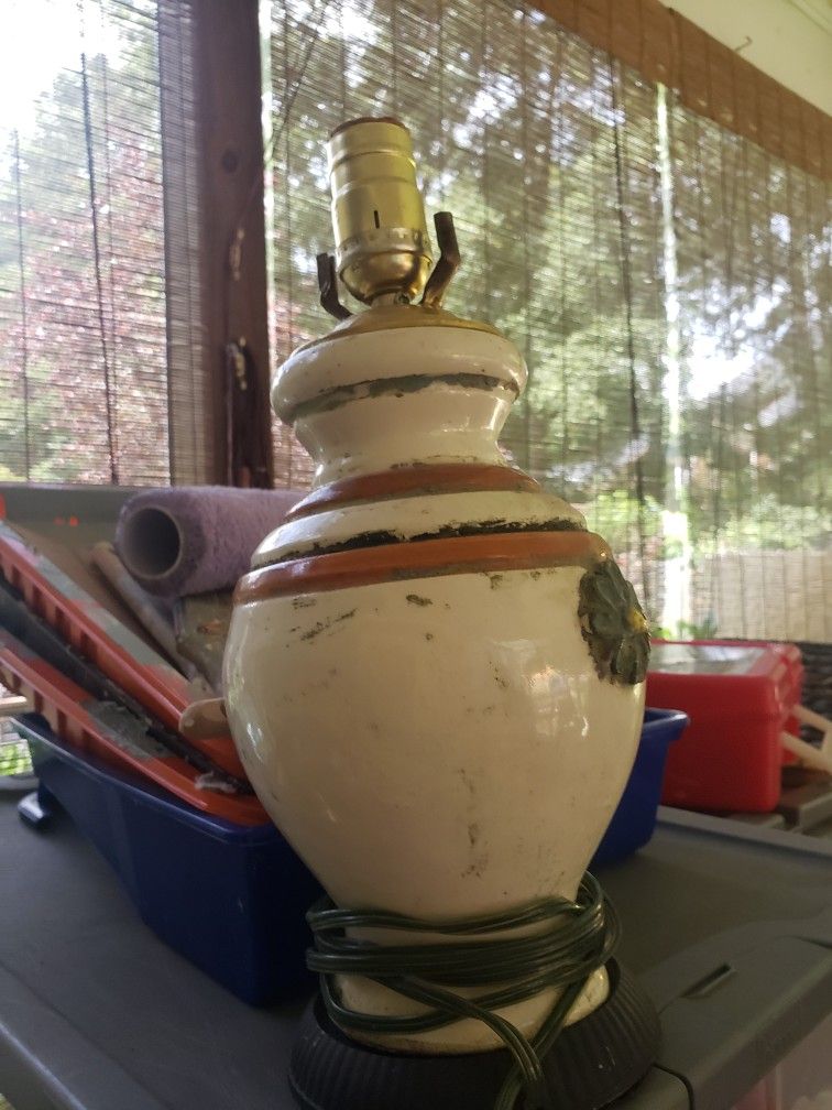 Vintage Flower Lamp