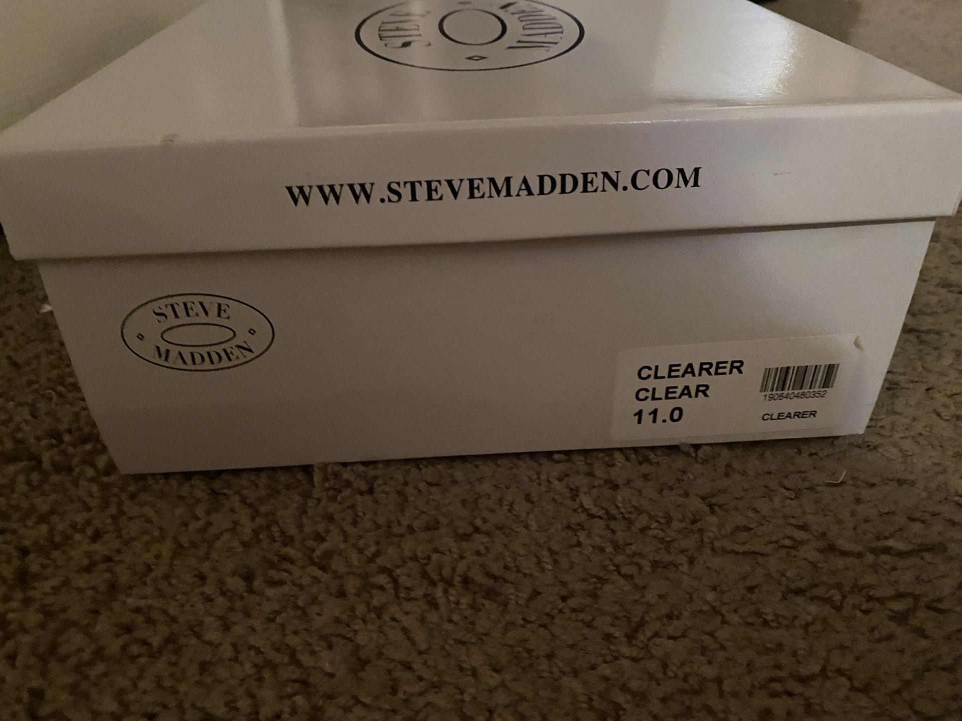 Steve Madden Clear Heels Size 11 