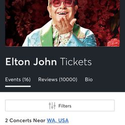 Elton John Tickets Thumbnail